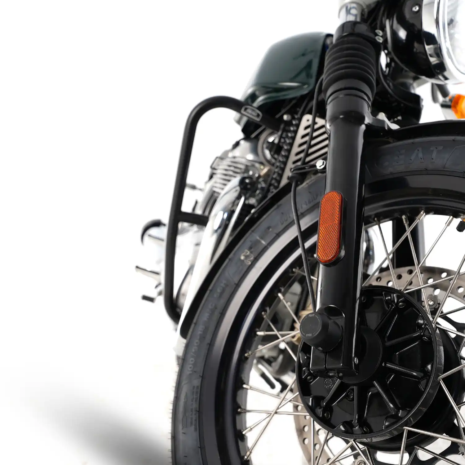 Fork Protectors for the Royal Enfield Interceptor 650 19