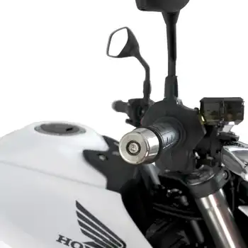 R&G Stainless Steel Bar Ends for the Honda CB1000R(+) '18-,CB1000 Hornet/SP '25- NC700S/X, NC750S/X,  Integra 700/750, NT700V Deauville '06-'10 & NT1100 '22-