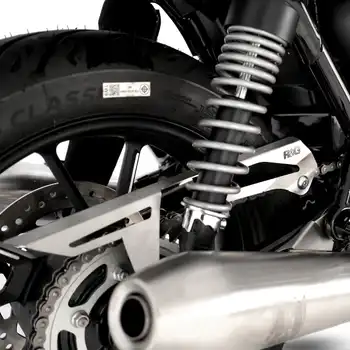 Chain Guard for Triumph Street Twin '16-, Street Cup '17-, Triumph Bonneville T-120 '16- & Speed Twin 900 '22- '24 models.