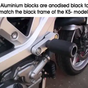 CNC Frame Exhaust Slider Crash Pad Protector For Yamaha FZ1000 FZ8N