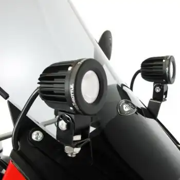 Denali Fairing-mounted Light Brackets for '08- Kawasaki KLR650E