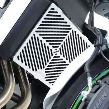 Brushed Aluminium Radiator Guard for the Kawasaki Vulcan S '15- '24 & Vulcan Cafe '18-