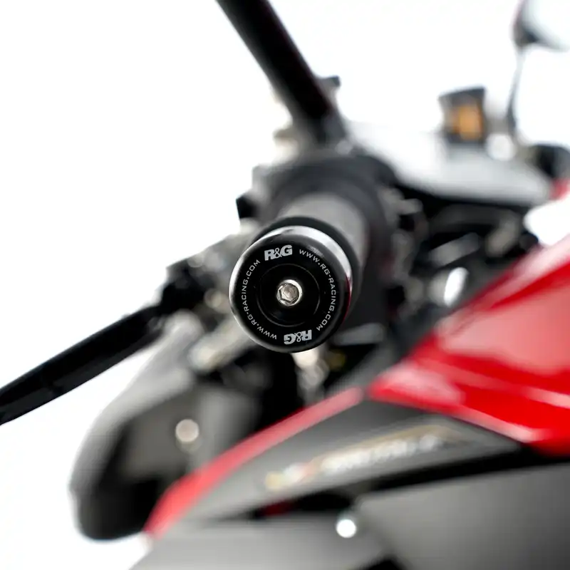 Bar End Sliders for MV Agusta Brutale 675 '12- and Brutale 800 '12- & Brutale 800RR '18-, Brutale 1000RS '24-.