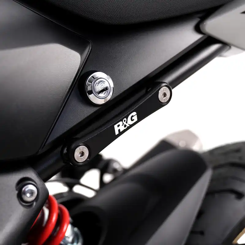 Rear Foot Rest Blanking Plate Kit for BMW S1000XR '15-'19,Triumph Trident 800 '26-, Trident 660 '21- & Daytona 660 '24-