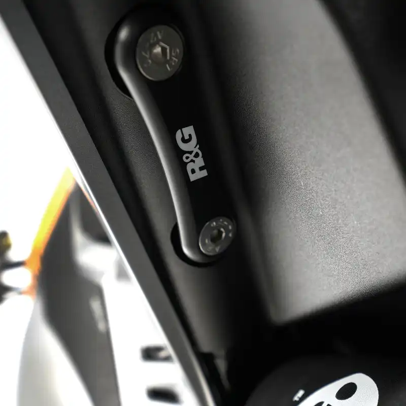 Rear Foot Rest Blanking Plate for BMW G310RR '22-, Moto Guzzi V100 '23-, Stelvio '24- & TVS Apache RR 310 '21- (LHS)