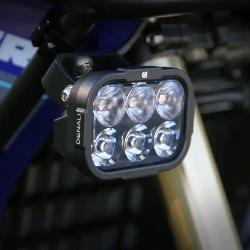 DENALI DL-6 Driving Light w/ DataDim Technology, 6-LED, Elliptical Hybrid Beam
