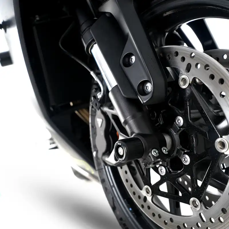 Fork Protectors for Triumph Street Triple 765 RS/R/S '17-, Daytona 660 '24- & Daytona Moto2™ 765 '20- '24 (small bobbin)