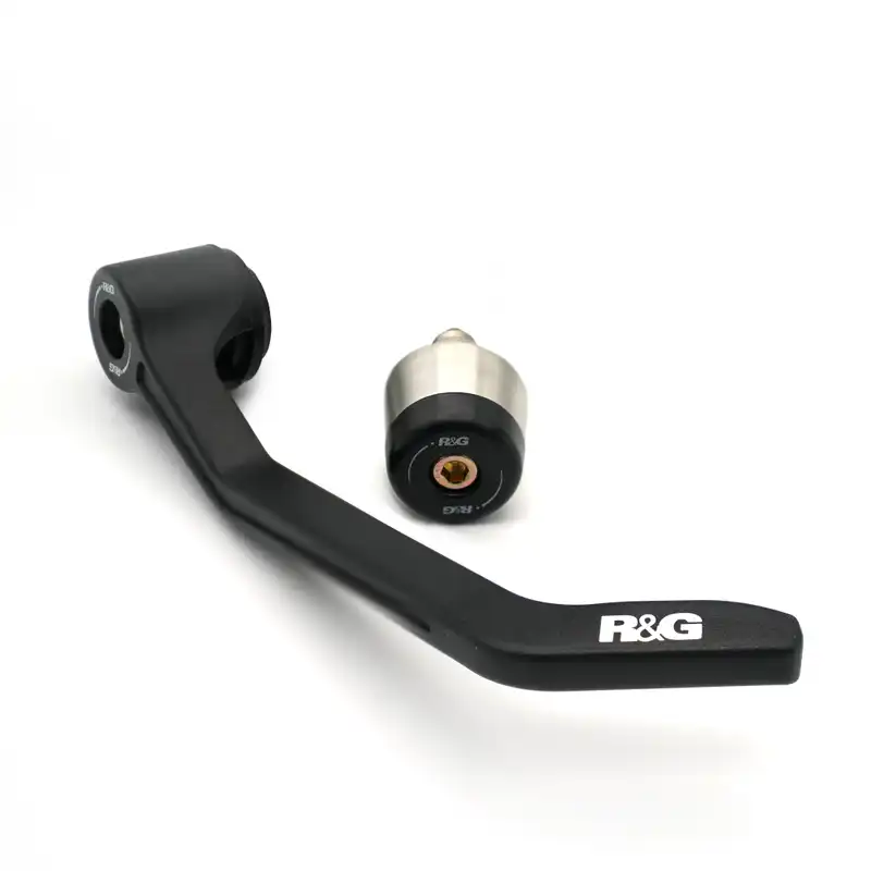 R&G Interlock Brake Lever Guard & LHS Bar End Slider for Kawasaki ZX-6R '05- '24, ZX10R '06-'20 & H2/ H2R '15- '24