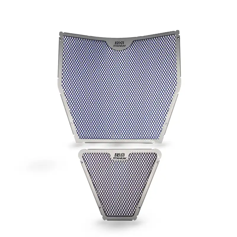Titanium Radiator Guard and Oil Cooler Guard Kit for Ducati Streetfighter V4(S) '20-, Panigale V4R '19-, Panigale V4(S) '18- '24 & Panigale Speciale '18-