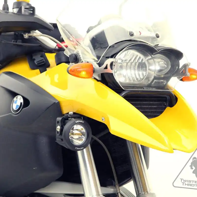 Denali Auxiliary Light Mounting Bracket for BMW R1200GS '04-'12 & GSA '05-'13