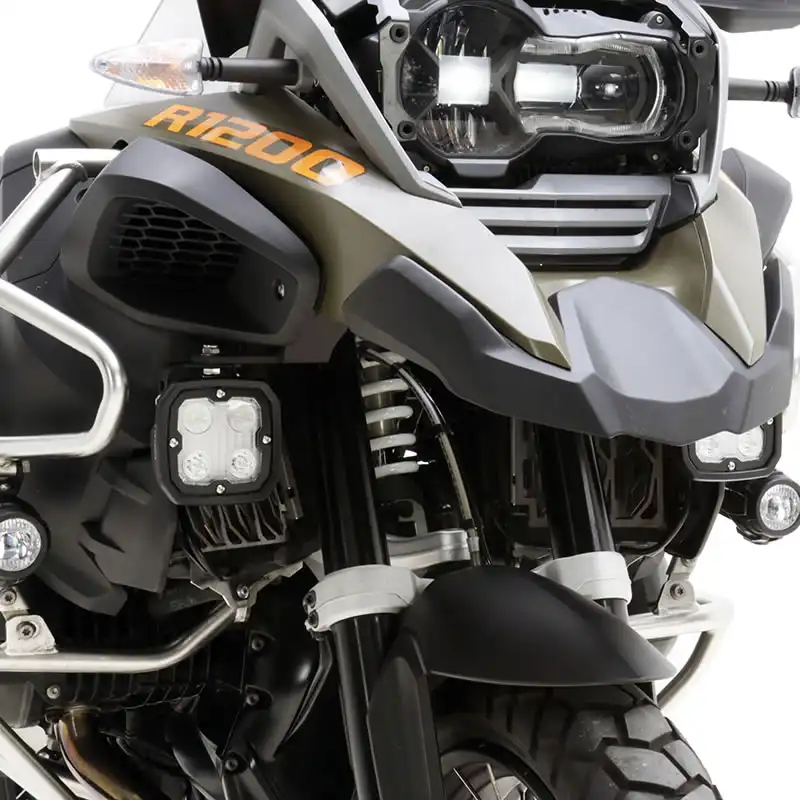 DENALI Auxiliary Light Mounting Brackets for BMW R1200GSA '14- & R1250GSA '19-