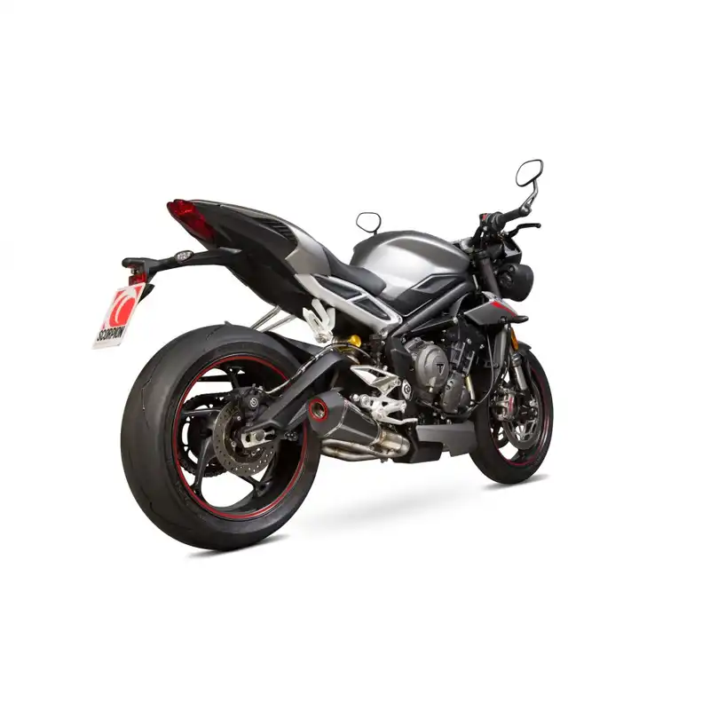 Scorpion Exhaust for Triumph Street Triple 765 '17- (Serket Taper)