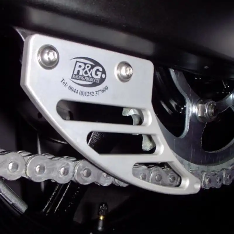 Toe Chain Guards - Aluminium - Silver