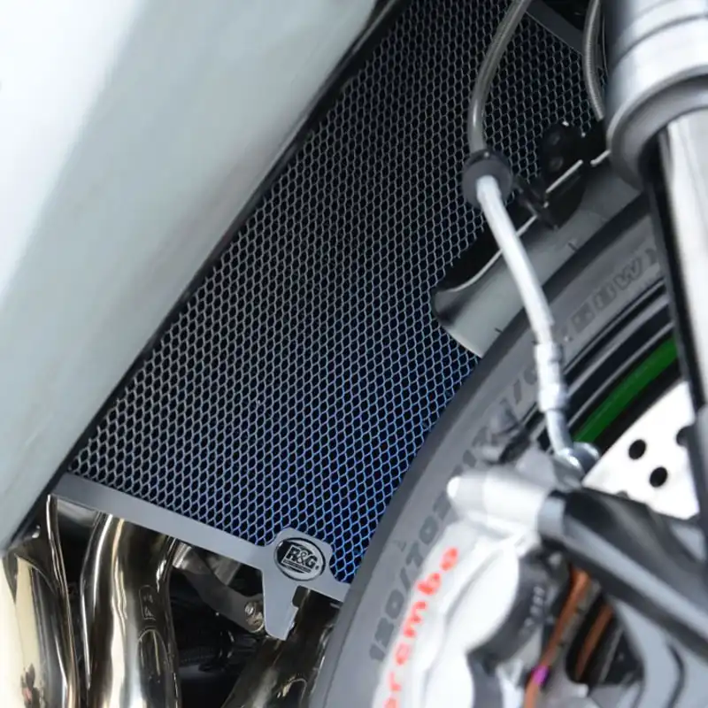 Titanium Radiator Guard for Aprilia RSV4 RR '15-, Tuono 1100 '15-'22,  RSV4 1100 Factory ’19-'22